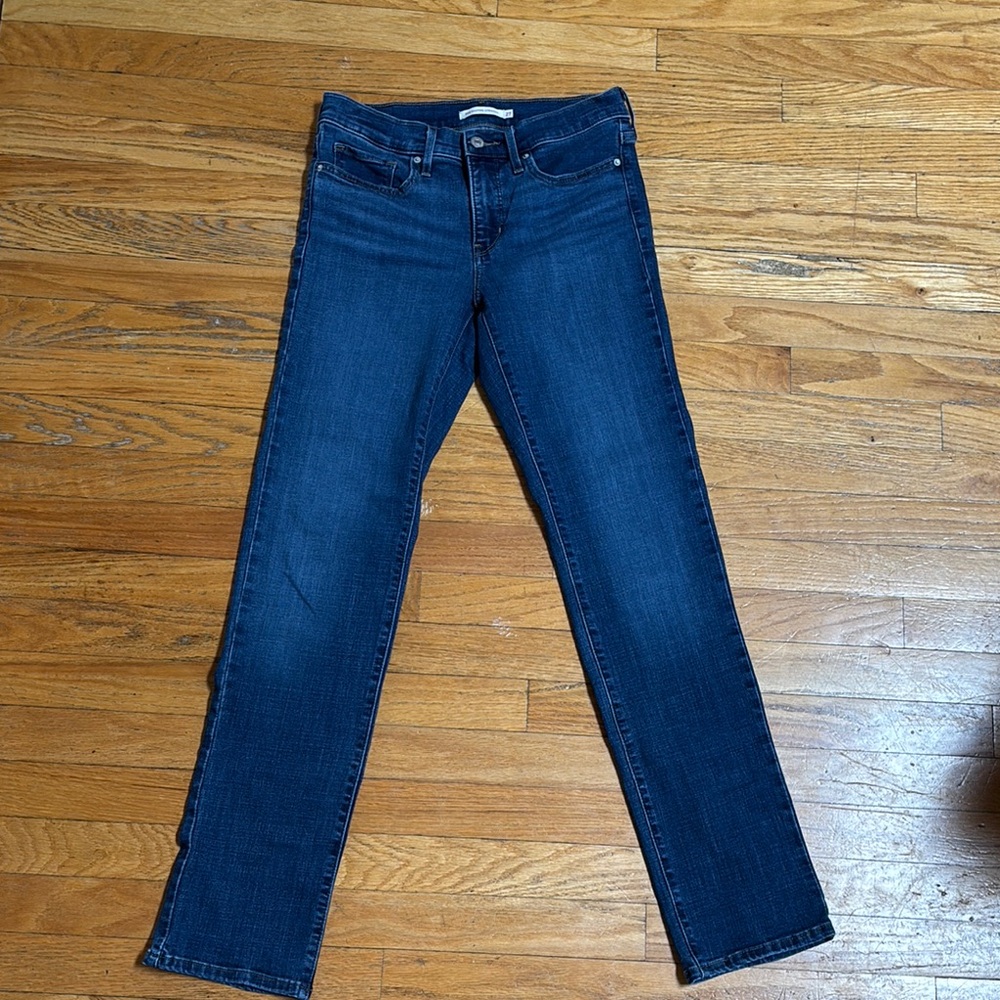 Levi's Blue Straight Leg Jeans Classic Denim